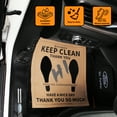thumbnail image 2 of PUTEIKEEG Waterproof Disposable, Floor Mats, 19.7" x 17.3" Fits Car -Brown, 2 of 5