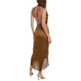 thumbnail image 2 of BCBGMAXAZRIA womens  Fringe Cocktail Dress, 0, Brown, 2 of 3