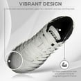 thumbnail image 5 of Vizari Bolt Firm Ground Soccer Cleats for Kids – Durable, Comfortable, and Stylish Boys and Girls Soccer Shoes with Traction - White/Black/Silver, 5, 5 of 5
