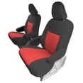 thumbnail image 1 of For Toyota Sienna 2011-2020 FH Group Neoprene Waterproof Custom Fit Car Seat Covers - 2nd Row Red, 1 of 8