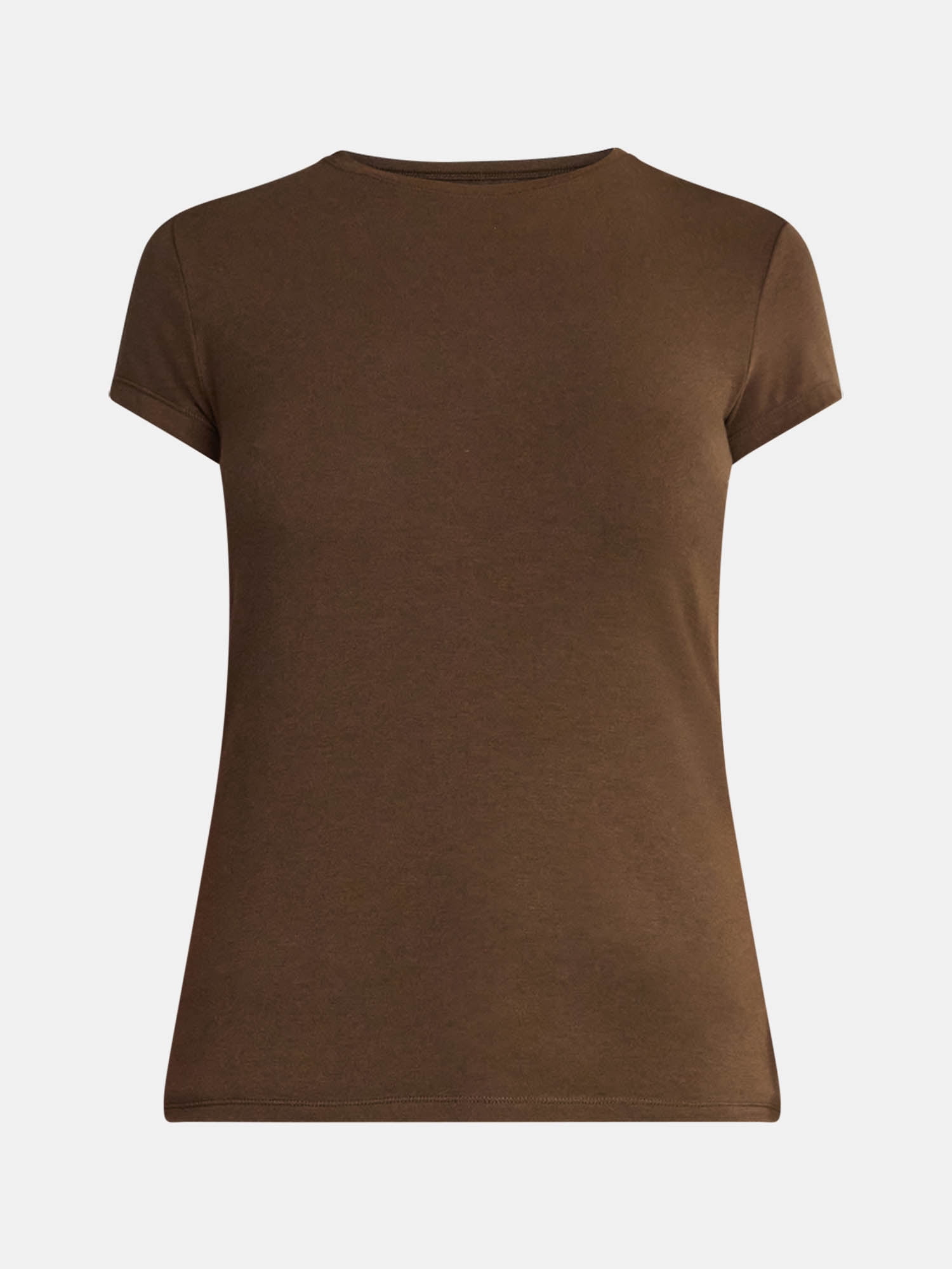 No Boundaries Scoop Neck Tee with Short Sleeves, 1 or 3-Pack, Women’s