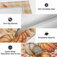 thumbnail image 6 of Burnt Orange Pumpkin Fall Outdoor Rug for Patio/Deck/Porch, Non-Slip Large Area Rug 3 x 5 Ft, Checkered Thanksgiving Botanical Indoor Outdoor Rugs Washable Area Rugs, Camping Rug Carpet Runner, 6 of 8