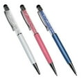 thumbnail image 2 of Premiertek 2-in1 Crystal - Stylus / ballpen for cellular phone, digital player, tablet - white, blue, pink (pack of 3), 2 of 2