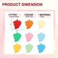 thumbnail image 2 of 27 Pack Decoraciones de Papeles Recortados de Uva Multi-Color 6x4.9 Pulgadas para Profesores Manualidades DIY, 2 of 6