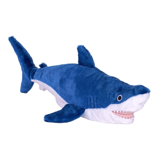 Wild Republic Cuddlekins Eco Mini Mako Shark, Stuffed Animal, 8 Inches, Plush Toy, Fill is Spun Recycled Water Bottles, Eco Friendly
