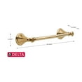 thumbnail image 3 of Delta Cassidy 12" Towel Bar, Champagne Bronze, 3 of 4