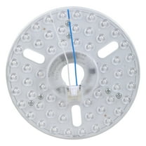 COOLHOOD Recessed Fan Light Replacement 24W Adjustable LED Bulb Easily Installation Aluminum Texture for Ceiling Fans 110V