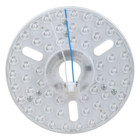 COOLHOOD Recessed Fan Light Replacement 24W Adjustable LED Bulb Easily Installation Aluminum Texture for Ceiling Fans 110V