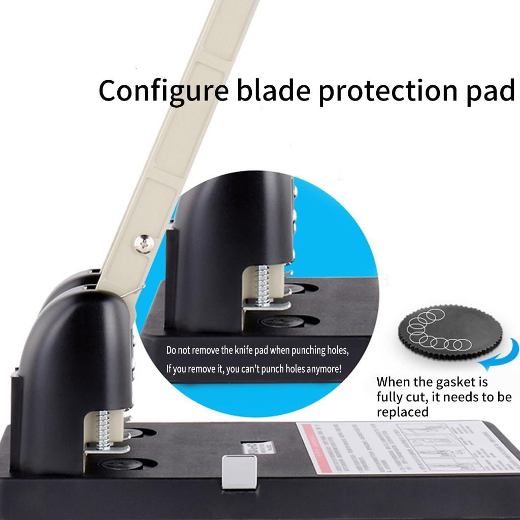 Heavy Duty 2 Hole Puncher 150 Sheets Paper Hole Puncher Industrial Hole Punches For Paper PVC Laminated Sheets Cardstock