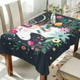 thumbnail image 4 of Cute Unicorn Rectangle Tablecloth, Dust Proof Anti Wrinkle Wipeable Table Cloth Tabletop foration of Dinner Kitchen Wedding Holiday Party 60"x60" Decor Gift, 4 of 7