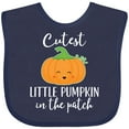 thumbnail image 3 of Inktastic Halloween Cutest Little Pumpkin in the Patch Boys or Girls Baby Bib, 3 of 4