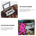 thumbnail image 4 of Haiem Graffiti Lamp Urban Scene Luggage Cover Printed Suitcase Covers for Luggage Elastic Washable Suitcase Protector Fits 18-32 Inch Luggage-Small, 4 of 8