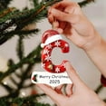 thumbnail image 4 of CaiYueKe 26-Piece Alphabet Christmas Ornaments Set Acrylic Letter Decorations with Snowflake Bell Pattern for DIY Holiday Tree Wreath Mantel Festive Hanging Decor Xmas Gifts for Family Friends, 4 of 9