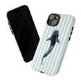 thumbnail image 3 of Whale Shark Blue Striped Phone Case, Artistic Marine Life Illustration iPhone Cover for iPhone 17 16 15 14 13 12 11 Pro Plus Max Mini, 3 of 6