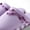 Lilac, variant on Women's Luxurious Striped Plush Slippers with No-Slip Rubber Sole