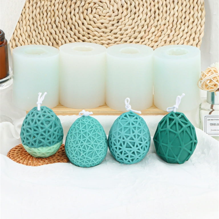 Leaveforme Candle Molds Silicone, Easter Egg Shape Candle Molds for Candle Making, Craft Art Silicone Candle Molds or Craft Soap Molds, DIY Handmade