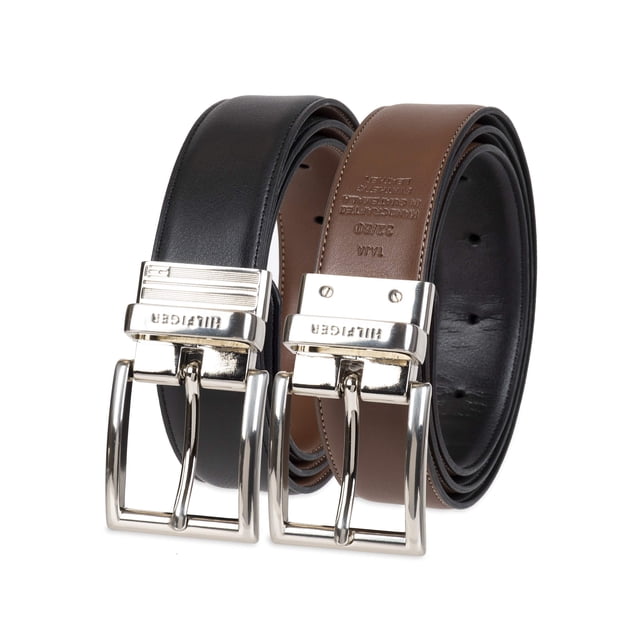 Cinturón Tommy Hilfiger reversible negro/marrón para hombre