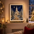 thumbnail image 6 of lhwanj DIY Christmas Pearl Diamond Painting Kit, 5D Pearl Art Craft for Adults and Beginners, Christmas Church and Jesus Wall Decor, Holiday Gifts, 6 of 8