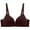 Brown, variant on Prolriy Lace Bras for Women, Women's Casual Fashion Large Size Bra Thin Sponge Underwear Sexy Lace Bra Women's Bras Green 44