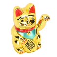 thumbnail image 1 of Battery Operated Fortune Cat, Waving Arm Lucky Cat Ornament For Home Car Decor, 7", 1 of 8