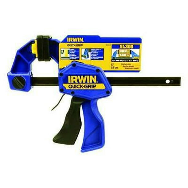Irwin QuickGrip 6 in. x 31/2 in. D Bar Clamp 300 lb.
