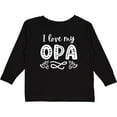 thumbnail image 3 of Inktastic I Love My Opa with Hearts Boys or Girls Long Sleeve Toddler T-Shirt, 3 of 5