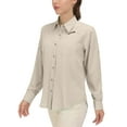thumbnail image 3 of Little Donkey Andy Women's UPF 50 UV Protection Shirt, Breathable Long Sleeve Fishing Hiking Shirts, Quick Dry Size L, 3 of 6