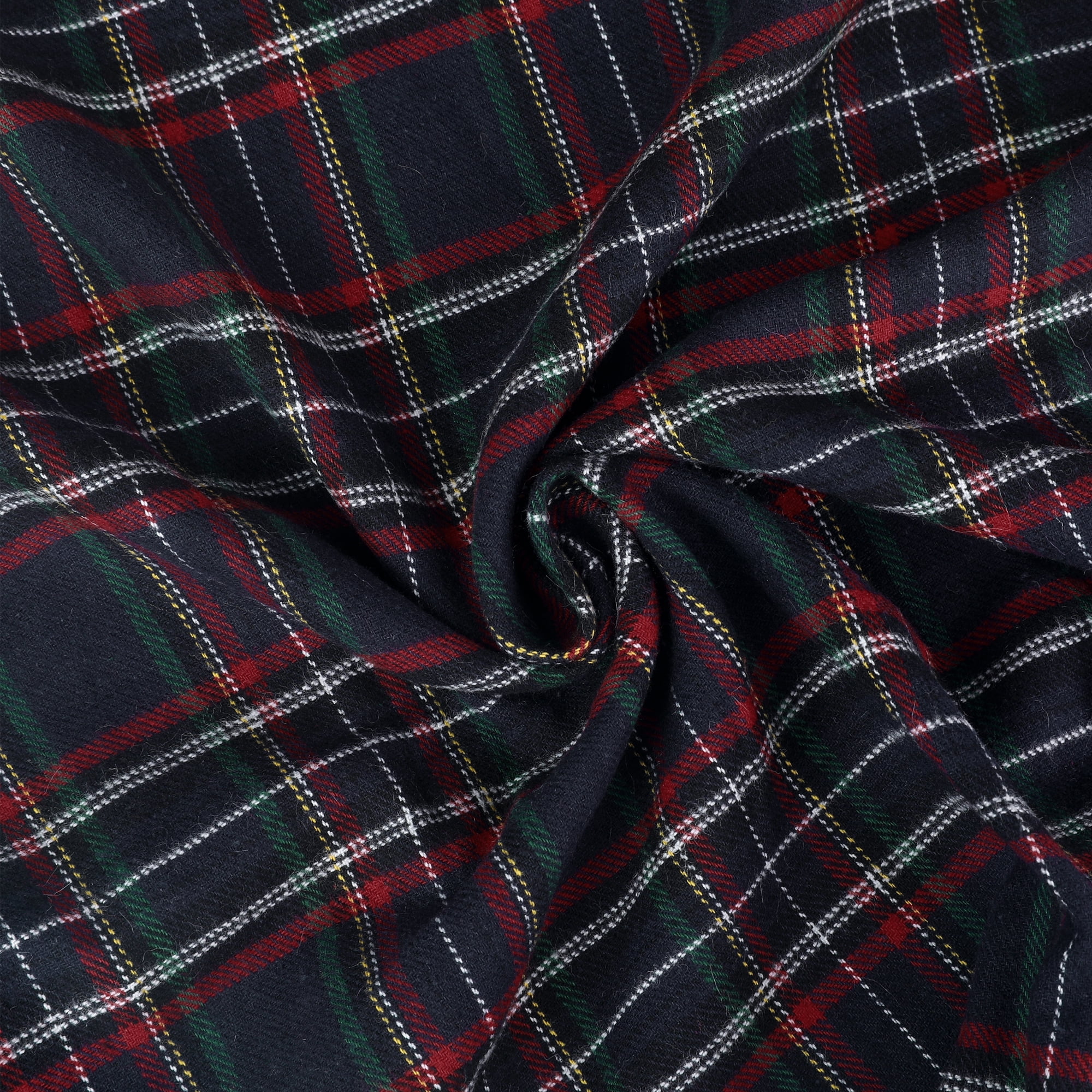 Unique Bargains 2 Pack Plaid Pillow Covers Double-Sided Checked Decorative Pillow Covers Navy Blue 18" x 18"