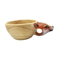 thumbnail image 3 of yotijay Wooden Camping Mug, Wooden Cup, Rustic Animal Shaped Tableware, Hand Carved Mug,, 3 of 9