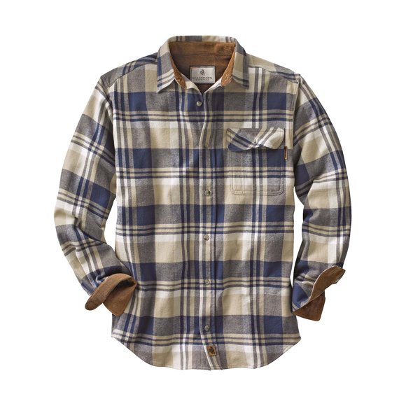 Legendary Whitetails Chemise en Flanelle pour Hommes Buck Camp, Carreaux Shale, 3TG