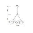 thumbnail image 2 of 1020P39-45-101 CWI Lighting Arya - 315W 45 LED Chandelier-27 Inches Tall and 39 Inches Wide-Black Finish    -Traditional Installation, 2 of 2