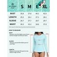 thumbnail image 2 of Sociala Rash Guard for Women Long Sleeve Swim Shirt Sun Protection Swimsuit Swim Top, 2 of 7