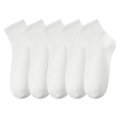 thumbnail image 1 of Socks cotton girls' solid color socks sports spring and summer socks cotton socks, 1 of 5