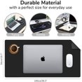 thumbnail image 5 of HAOANDesk Pad Leather  Dual Side Table Cover Desk  Water Repellent Protector Blotter Mouse Pad for Writing  Laptop  Desktop at Academic  Office  Home (Small  Navy Blue), 5 of 5