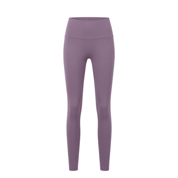 Duoif High Waisted Leggings with Women Full Length Stretchy Yoga Pants Womens Bottoms Purple L
