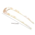 thumbnail image 3 of Épingles à Cheveux Multicolores en Acétate Simplicité Accessoires pour Cheveux pour Filles Support Bricolage Accessoires de Modelage Outils Bijoux de Mode Couvre-Chef en U Femme Rose Kaki, 3 of 6