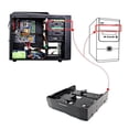 thumbnail image 3 of Unidad multiusos de 2 piezas de 5.25 pulgadas a soporte de bahía de 2.5 / 3.5 '' para computadora portátil Yotijar Soporte de montaje de disco duro, 3 of 7