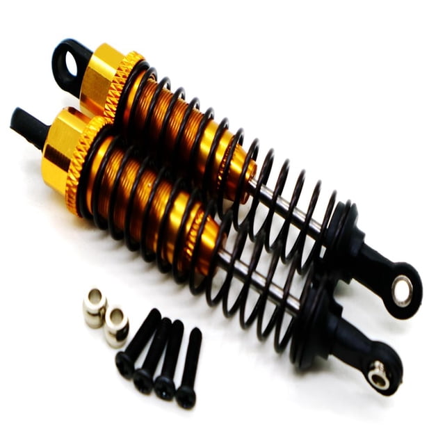 ZheElen Threaded Front Shock Absorber For 1/16 HQ 732 OFF-Road RC Car Accessories Golden