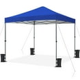 thumbnail image 3 of 10x10 Pop Up Canopy Easy Set-up Tent, Portable Outdoor Canopy Instant Tent, Heavy Duty Commercial Gazebo with Wheeled Carry Bag & 4 Sandbags for Home, Party & Outdoor Activities, 3 of 9