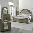 thumbnail image 5 of Liberty Furniture Magnolia Manor Queen Upholstered Bed, Dresser & Mirror - Weathered Bisque, 5 of 5