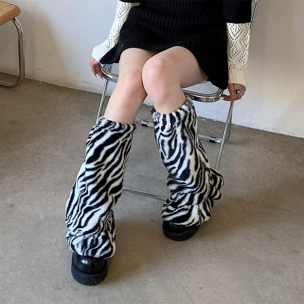 Leg Warmers For Ascergery Women 80s 90s Goth Leg Warmer Girls Kawaii  Japanese Style Knit