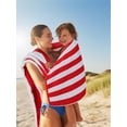 thumbnail image 4 of Utopia Towels Pack of 4 Cabana Beach Towels, Oversized 30 x 60 Inches Cotton Beach Towel Set, Smooth Ring Spun Texture for Pool and Swim Days, Modern Striped Design Bath Towels, 4 of 9