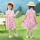 thumbnail image 2 of Vestido de niña Ropa infantil Ropa de casa Pijama de verano de seda de algodón para bebé Falda de princesa de playa para niña mc, 2 of 6