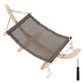 thumbnail image 4 of Silla de interior para mascotas con marco de madera, hamaca, cama para dormir, muebles para gatos, juguete para gatos y perros pequeños., 4 of 14