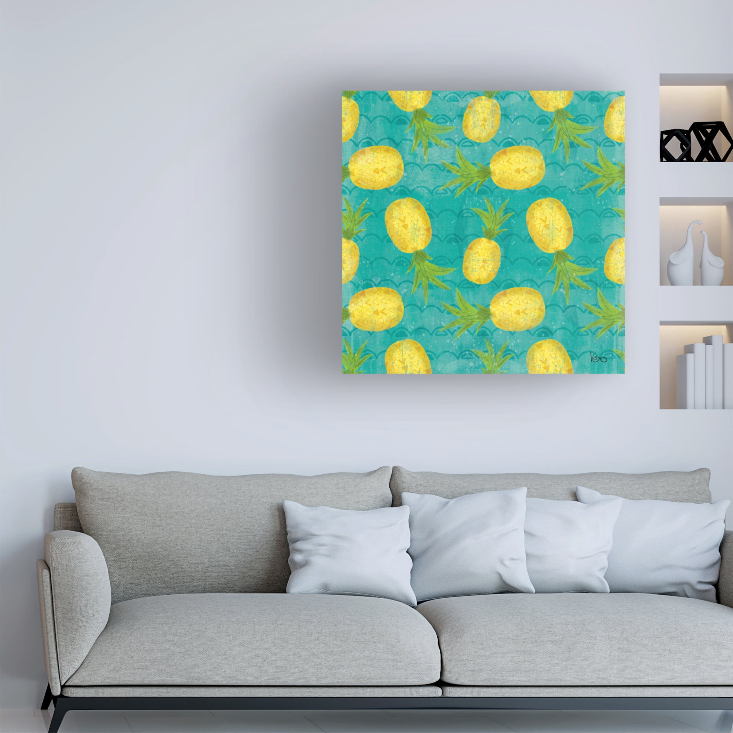 Veronique Charron 'Good Vibes Pattern VIIB' Canvas Art