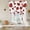 White Bright Red Black, variant on Red Ladybugs Tie Up Curtains for Windows, Adjustable Balloon Window Shades, Animal Themed Spring Summer Rustic Kitchen Window Treatments Farmhouse Short Curtains with Rod Pocket 42"x45"