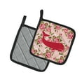 thumbnail image 2 of Caroline's Treasures BB1021-RS-PK-PTHD Whale Shabby Chic Pink Roses Pair of Pot Holders , 7.5HX7.5W, multicolor, 2 of 3