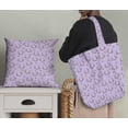 thumbnail image 5 of Soimoi Purple Heavy Canvas Fabric Antler & Star Print Fabric by Yard 58 Inch Wide, 5 of 5