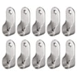 thumbnail image 1 of Unique Bargains Alliage de Zinc Ovale Tige de Garde-Robe Extrémités Supports - Garde-Robe Tige Bride Support Tige d'Ajustement Dia 16mm 10pcs, 1 of 4