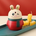 thumbnail image 3 of sunsanly Toothpick Holder Press-on Type Automatic Cute Rabbit Shape Toothpick Box Desktop Ornament Daily Use, 3 of 8